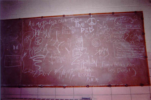 lunchroom blackboard